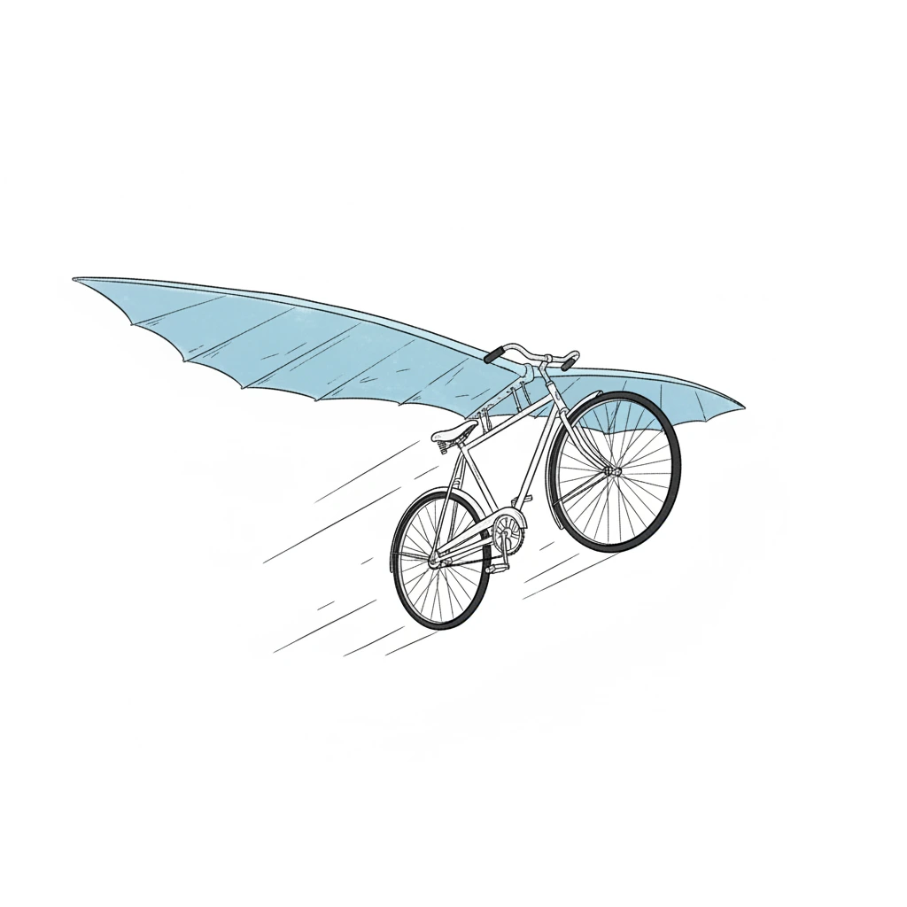 Stage 2: Winged bicycle